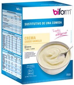 Biform LEITE CREME SABOR BAUNILHA 6 Saquetas de 50g Baunilha