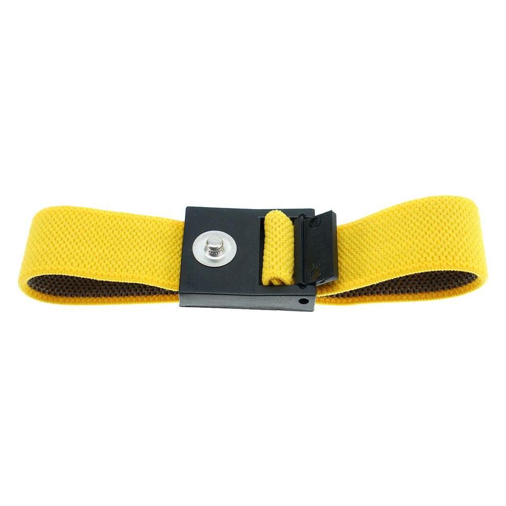 Top Swede ESD-Armband Stoff, 3 mm DK Druckknopf, gelb (Statikschutz) (SG-AB-3DK-GE-220MM)