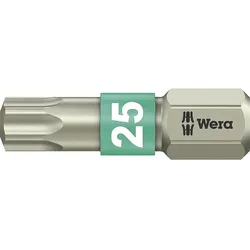 Bits Wera TS Größe: T30 Länge: 25mm (aus Edelstahl)