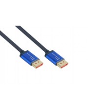 Good Connections DisplayPort 1.4 SmartFLEX Kabel 8K UHD-2 4K UHD Aluminiumgehäuse CU dunkelblau Digital/Display/Video 5 m (4814-SF050B)