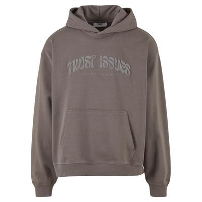 Kapuzensweatshirt DEF "DEF DEF Trust Issues Hoodies", Herren, Gr. XL, braun (tornado), 80% Baumwolle, 20% Polyester, bedruckt, Rundhals, Sweatshirts