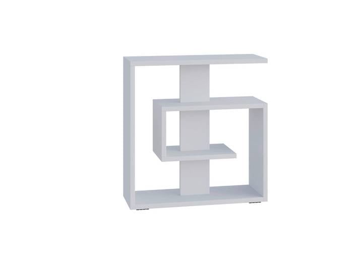 Livetastic Beistelltisch, Weiß, rechteckig, 20x57x55 cm, Wohnzimmer, Wohnzimmertische, Beistelltische