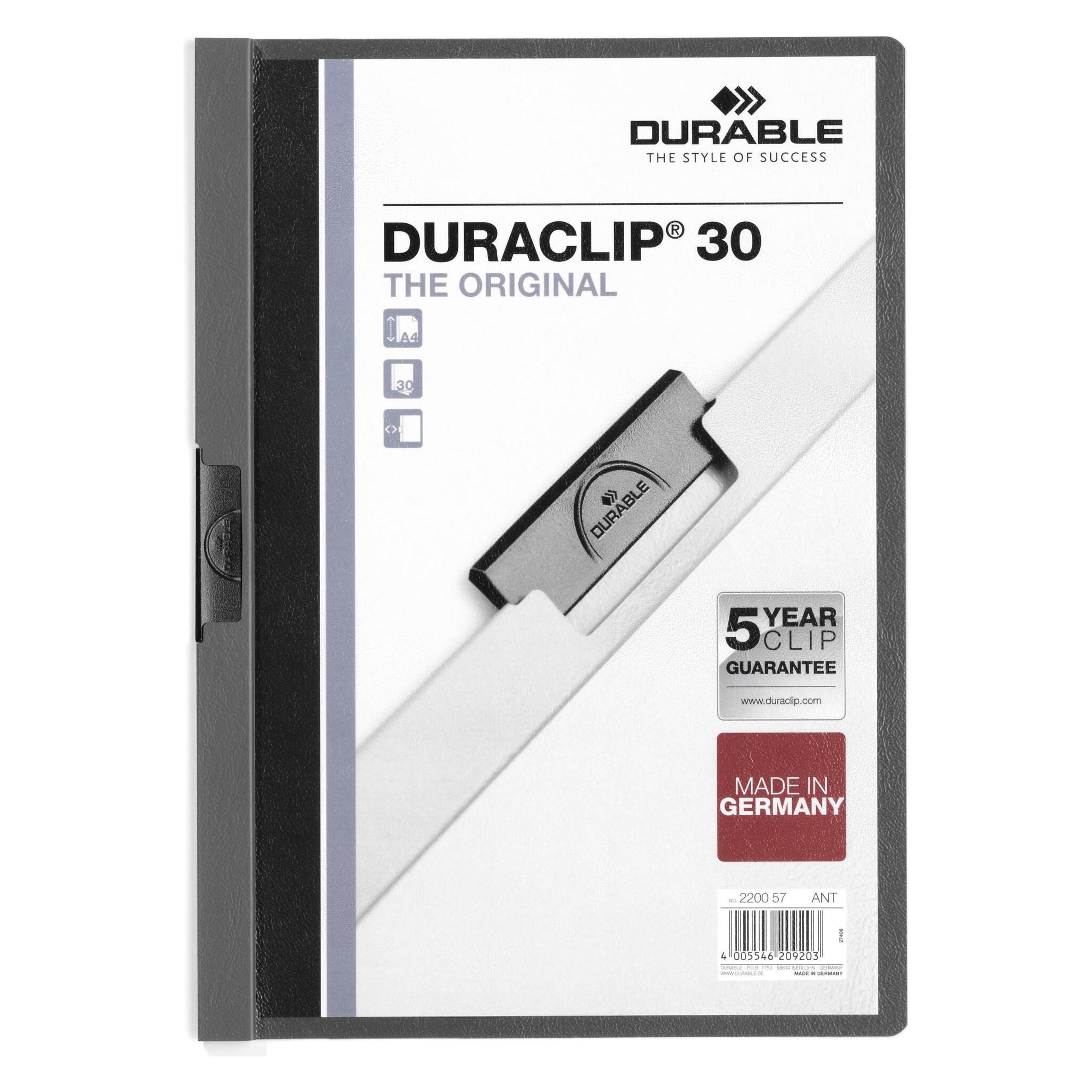 Durable DURACLIP 30 25 ST 220057 (A4, 25x) (220057)