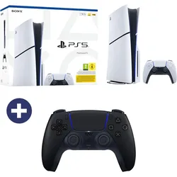 Sony PlayStation 5 Disc-Edition (E-Chassis) + DualSense Wireless-Controller midnight-black V3