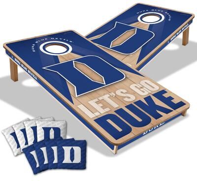 Skip's Garage Duke Blue Devils NCAA 2x4 Professional Cornhole Board Set