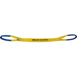 Hebeband aus Polyester DIN EN1492-3, zweilagig Grün, 60x7mm, Länge 4m