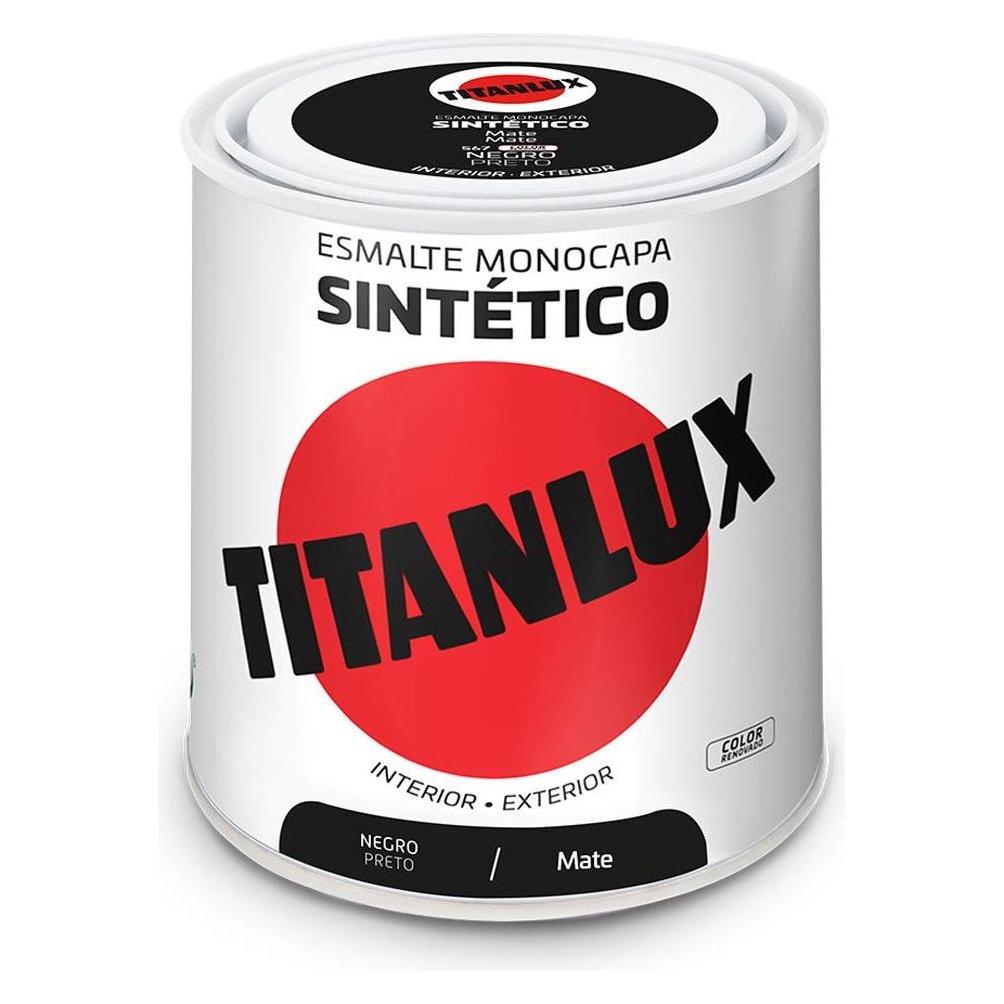 Titanlux Synthetischer Nagellack Matte Black 250ml (mattschwarz) (45273251)