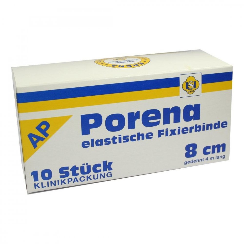 ERENA Verbandstoffe GmbH & Co. KG Porena elastische Mullbinde 8 cm weiss ohne Cello 03289627