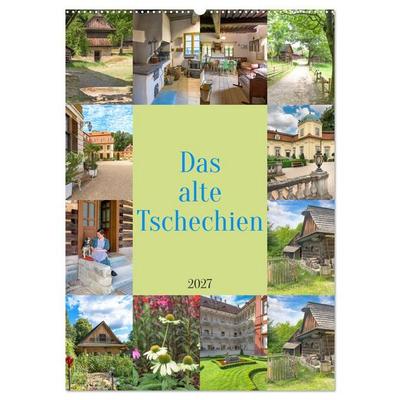Das alte Tschechien (Wandkalender 2027 DIN A2 hoch), CALVENDO Monatskalender