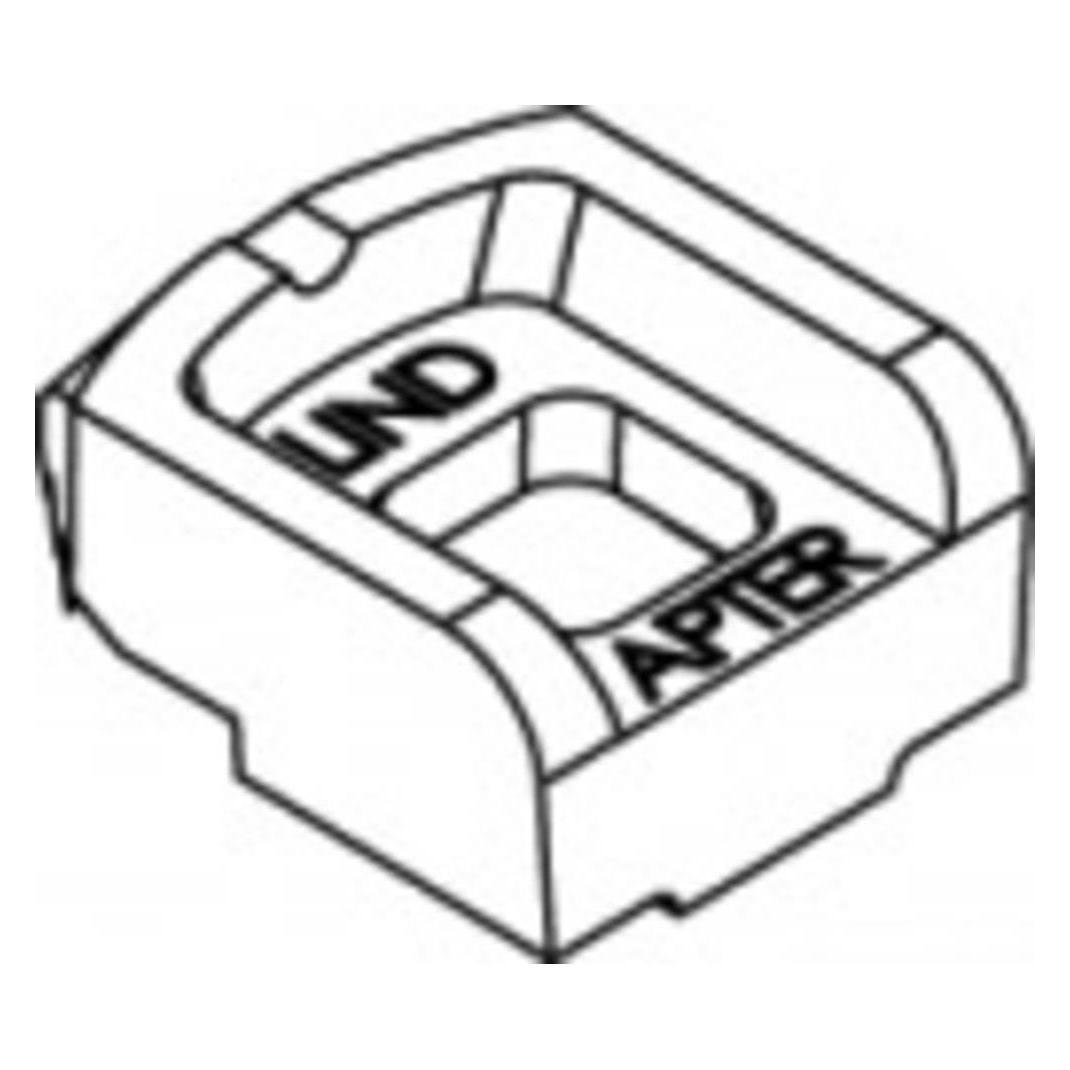 Conrad Components Artikel GTW 40 LINDAPTERKlemmen Rezess kurze Nockenhöhe KM / 40 (Winkelverbinder, 1 Stk.) (820010240100000)