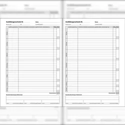 sigel AW480 Formularbuch "Ausbildungsnachweis" A4 28 Blatt(T)