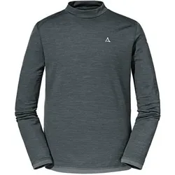 SCHÖFFEL Herren Unterhemd Merino Turtle Neck M, Größe XL in Schwarz Schwarz