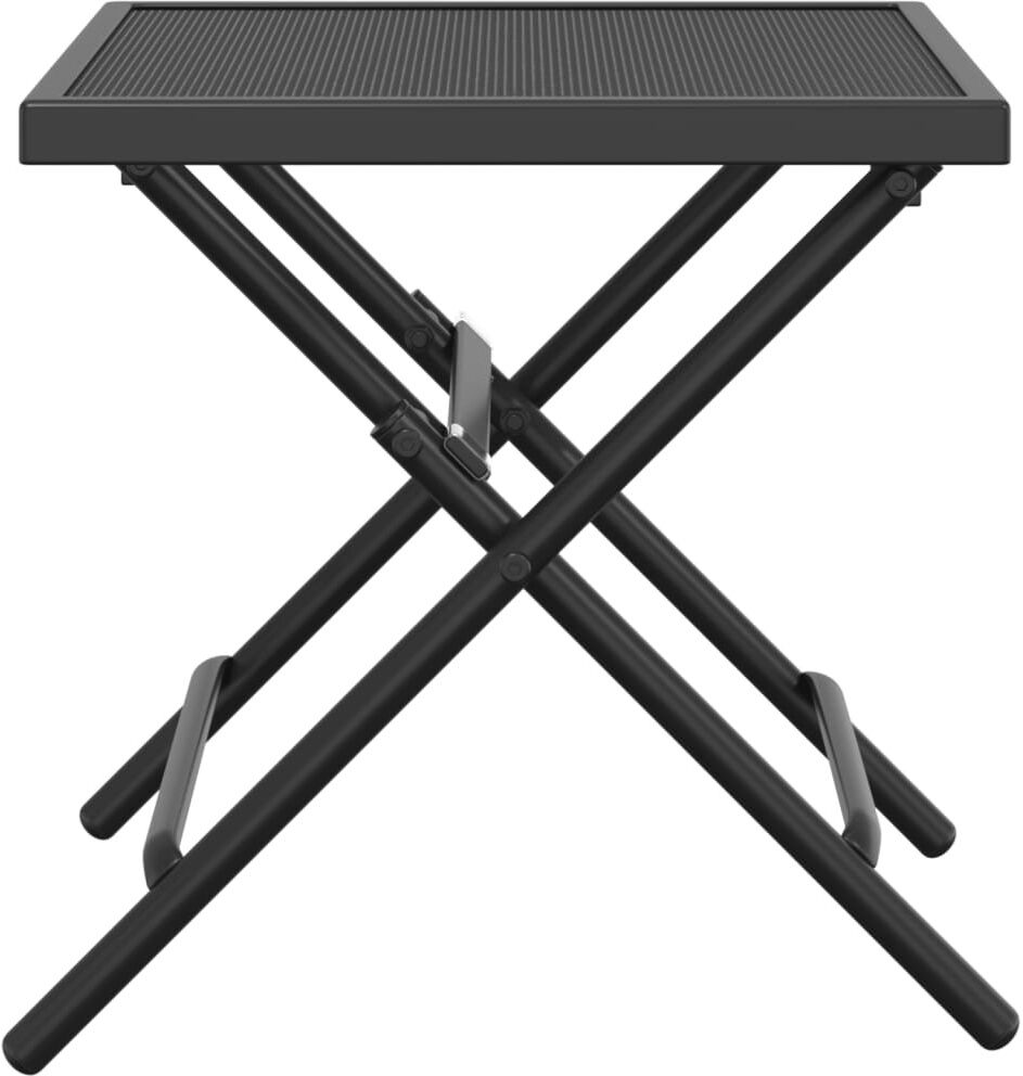 Latitude Run Berinda Square Steel Outdoor Bistro Table - 38 cm W 38 cm D