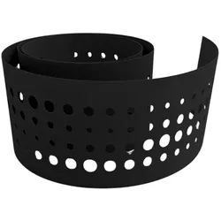 zaun|zu® Sichtschutzstreifen zaun|zu PREMIUM dekor Pulse Sichtschutz Schwarz 2,55m