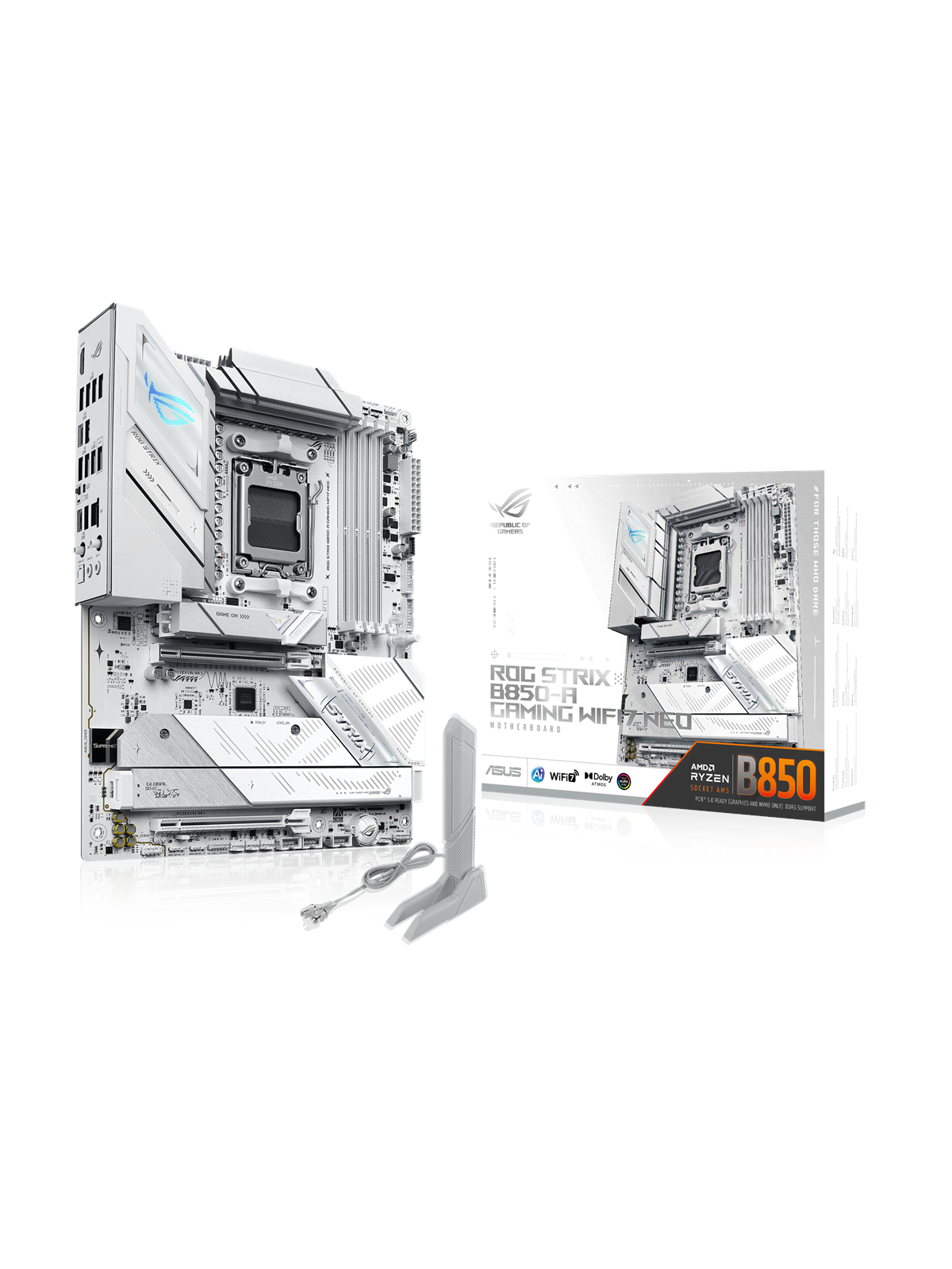 ASUS ROG STRIX B850-A GAMING WIFI7 NEO Mainboard - AMD B850 - AMD AM5 - DDR5 RAM - ATX