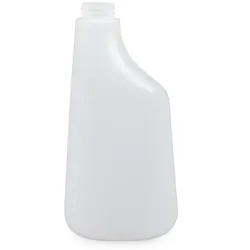 Sprühflasche ohne Sprühkopf transparent Leerflasche 600 ml mit Milliliter-Skalierung und transparenter Niveaulinie