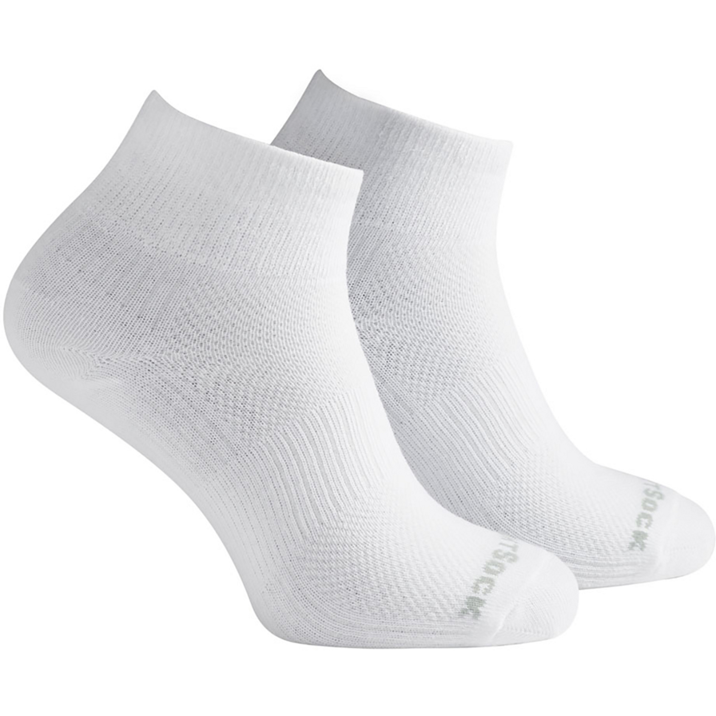 Wrightsock Coolmesh II Quarter Fahrradsocken weiss Größe 34 Trekking