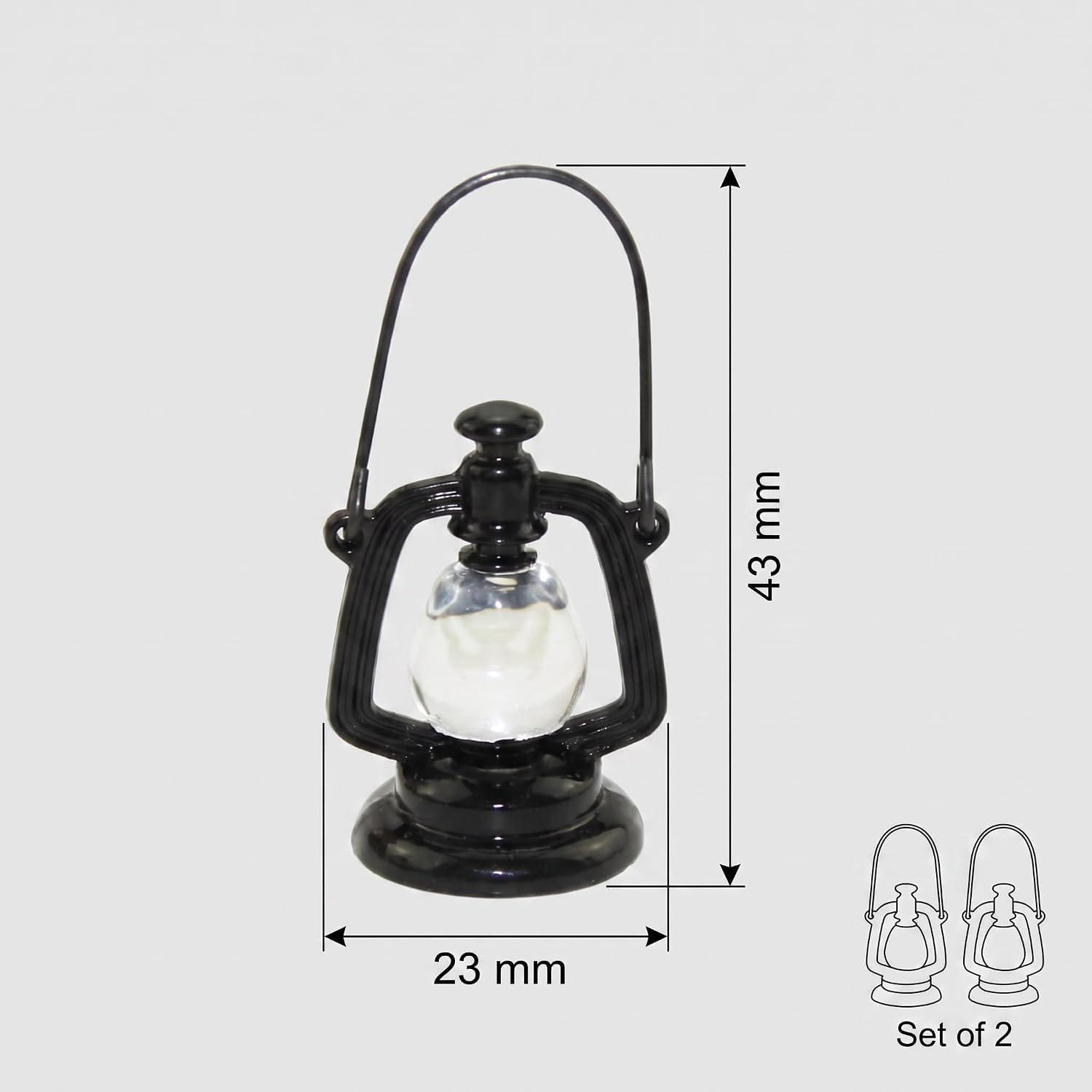 Selius Miniatuur Orkaanlantaarn Poppenhuislamp Decoratie Accessoires
