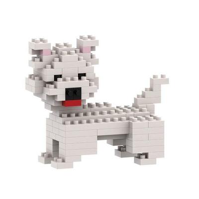BRIXIES 200112 - Hund, 3D Konstruktionsbausatz aus Ministeinen, 95 Teile