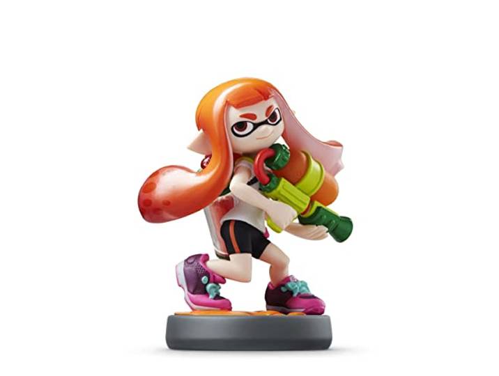 Figurine amiibo - Fille Inkling orange [Collection Splatoon]