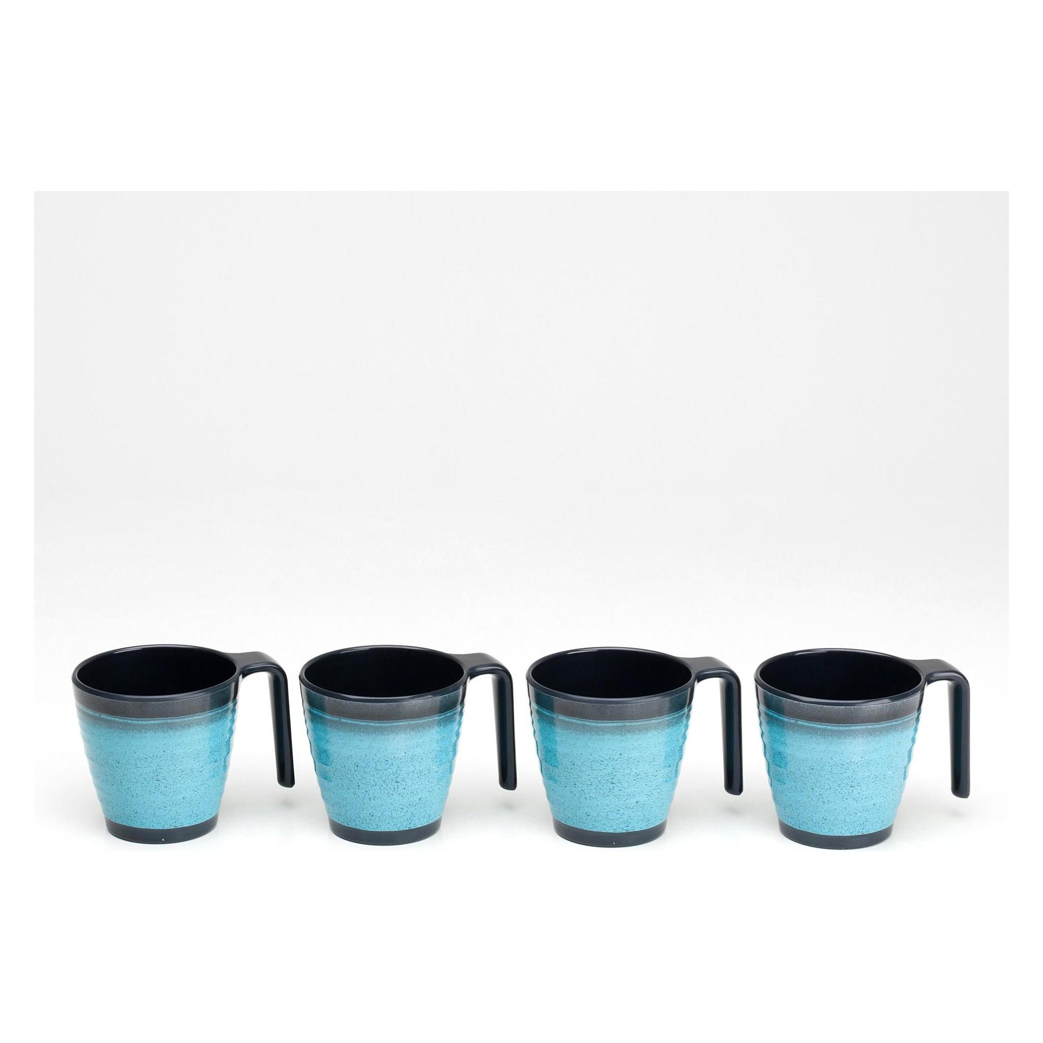 Flamefield Stapelbecher m.Griff aqua 4SZ (114937)