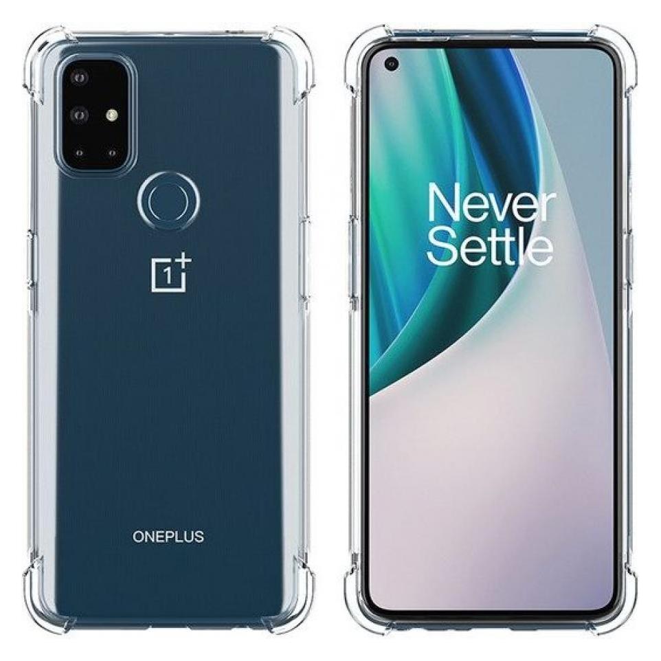 Screenguard Oneplus Nord N10 5G Hülle Crystal Soft Airbag Bumper (OnePlus Nord N10 5G) (00027640)