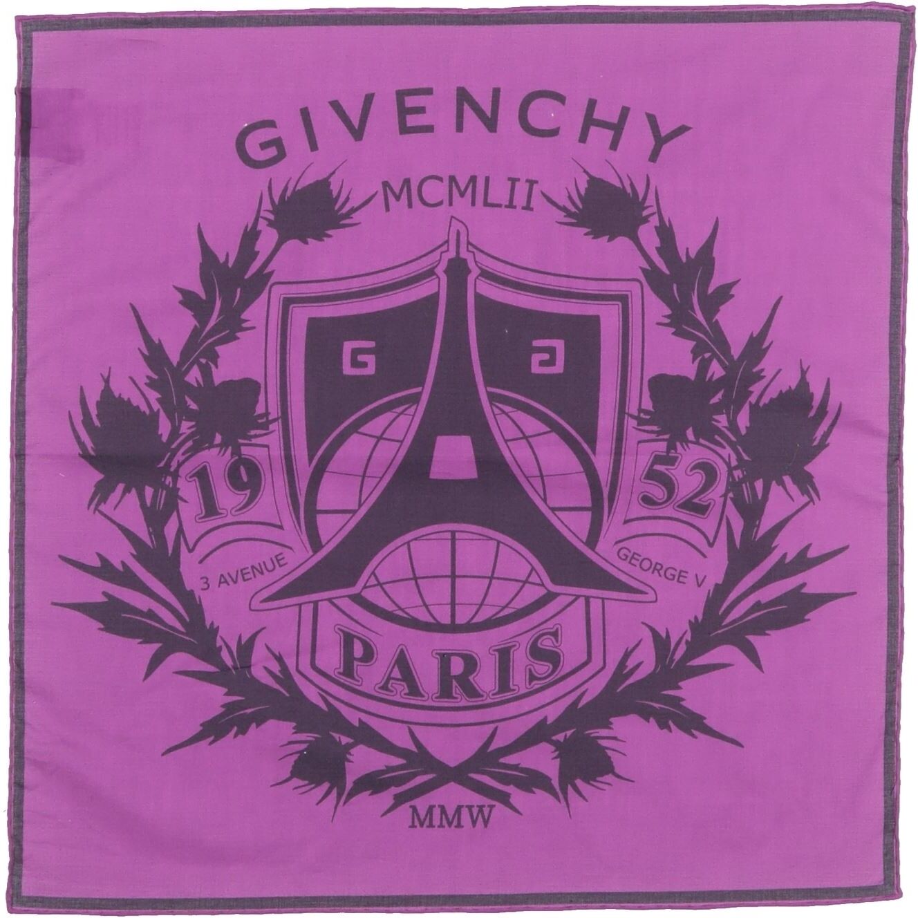 Givenchy Bufanda Hombre Morado -- Hombre