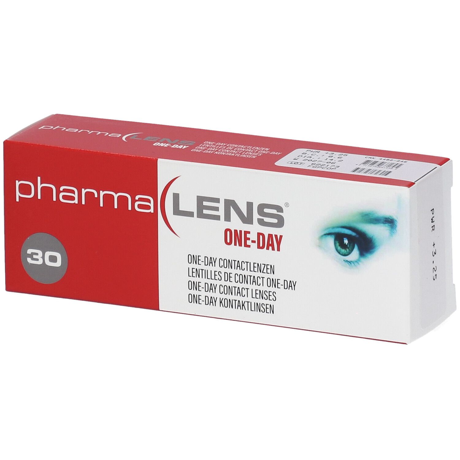 Pharmalens One-Day Contactlenzen +3,25 30 St Kontaktlinsen