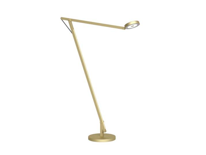 ROTALIANA lampadaire STRING F1 (Or royal, blanc rable - Aluminium)