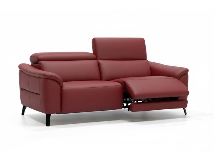 Leder Relaxsofa AROSA 2-Sitzer Ledercouch Ledersofa Designsofa