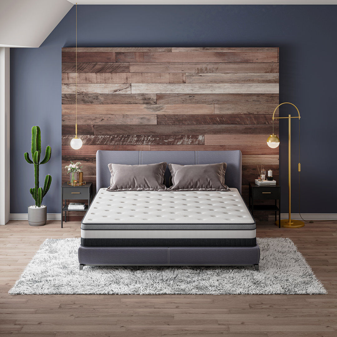 White Noise Pillow Top Innerspring / Coil Mattress Kingsize (5')