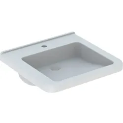 Geberit Renova Comfort WT eckig, barrierefrei 55x52,5cm, m. Hl., o. Ül., weiß