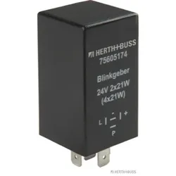 HERTH&BUSS Blinkgeber, 24 V, 4 pins, elektronisch - 75605174