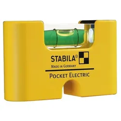 STABILA Taschen-Wasserwaage »Pocket Electric« 7 cm, 2x4 cm