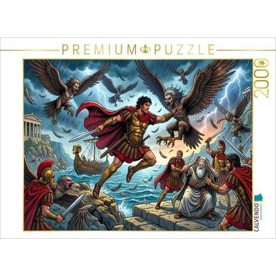 CALVENDO Puzzle Kampf gegen die Harpyien | 2000 Teile Lege-Größe 90x67cm Foto-Puzzle für glückliche Stunden, von , Calvendo Puzzle