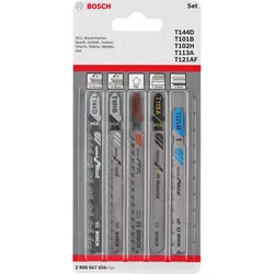Bosch Stichsägeblatt-Set Allrounder, 5-teilig - 2608667856