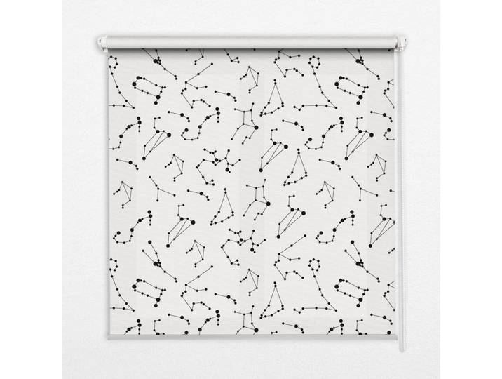 Tulup Innenrollo - Fensterrollo - Rollo - 90x140 cm - Sternbilder, Schwarz, Kunststoff, Rechteckig, 90x140x0.5 cm, Heimtextilien, Vorhänge, Rollos