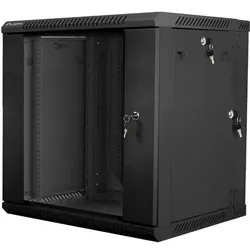 Lanberg WF02-6612-10B Rack 12U Wandmontiertes Regal Schwarz