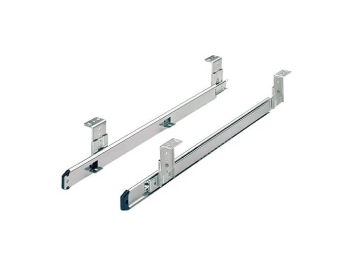 Hettich - Eclairage Multimedia - Coulisse à Billes Ka 3434/450 - Couleur : Zingué\, Chromaté