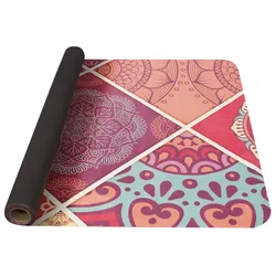 Yoga-Matte Yate Yoga Mat Naturkautschuk  rosa