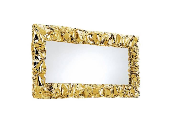 OPINION CIATTI miroir mural or de sol rectangulaire TAB.U MIRROR (L 110 cm Doré - aluminium et verre)