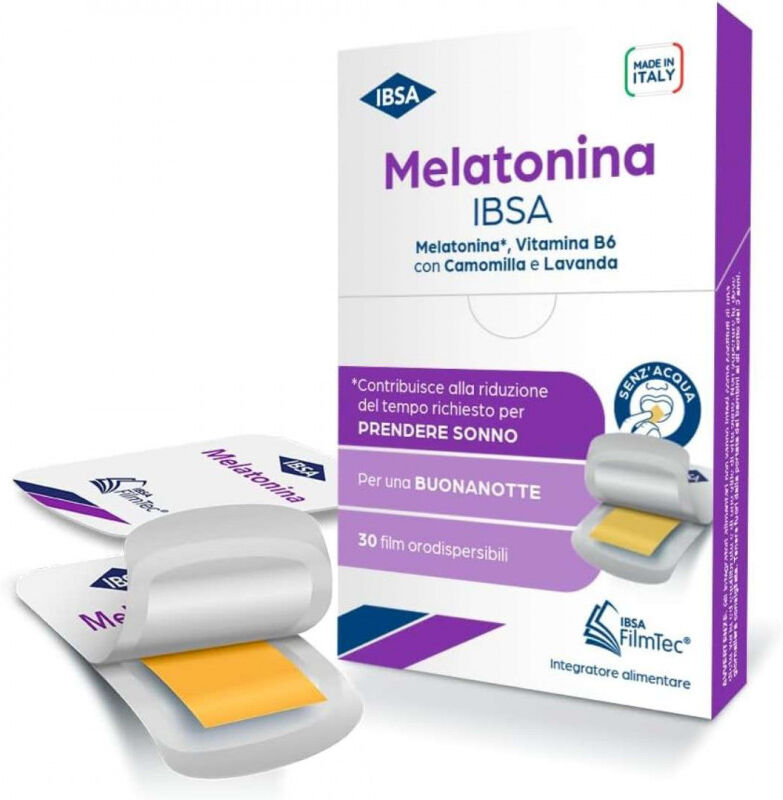 Ibsa Integratore Melatonina Sonno Addormentamento Insonnia Film 30pz