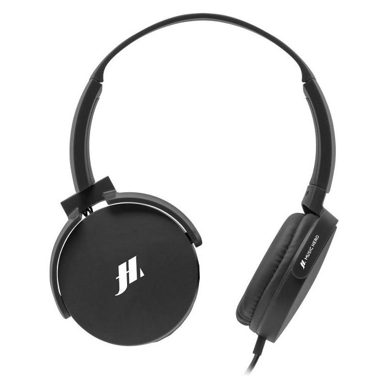 SBS Nauszne su Mik. Music Hero Juoda (Kabelgebunden) (MHEADPHONEK)