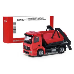 Herpa 013994 1:87 MiniKit: Mercedes-Benz Actros S Absetzkipper AK12, rot