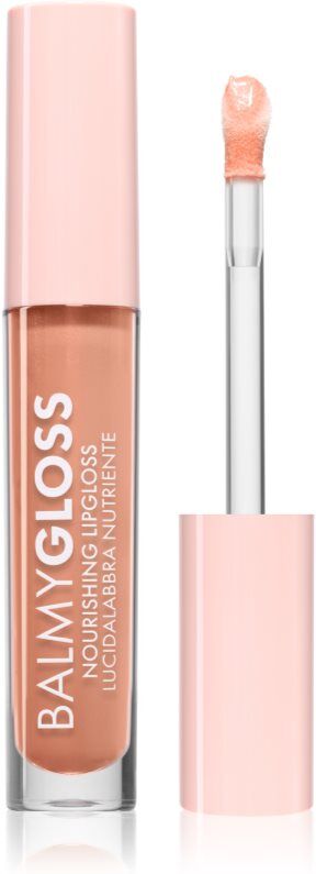 puroBIO Cosmetics BalmyGloss nourishing lip gloss shade 03 Shimmering Soft Peach 4.2 g
