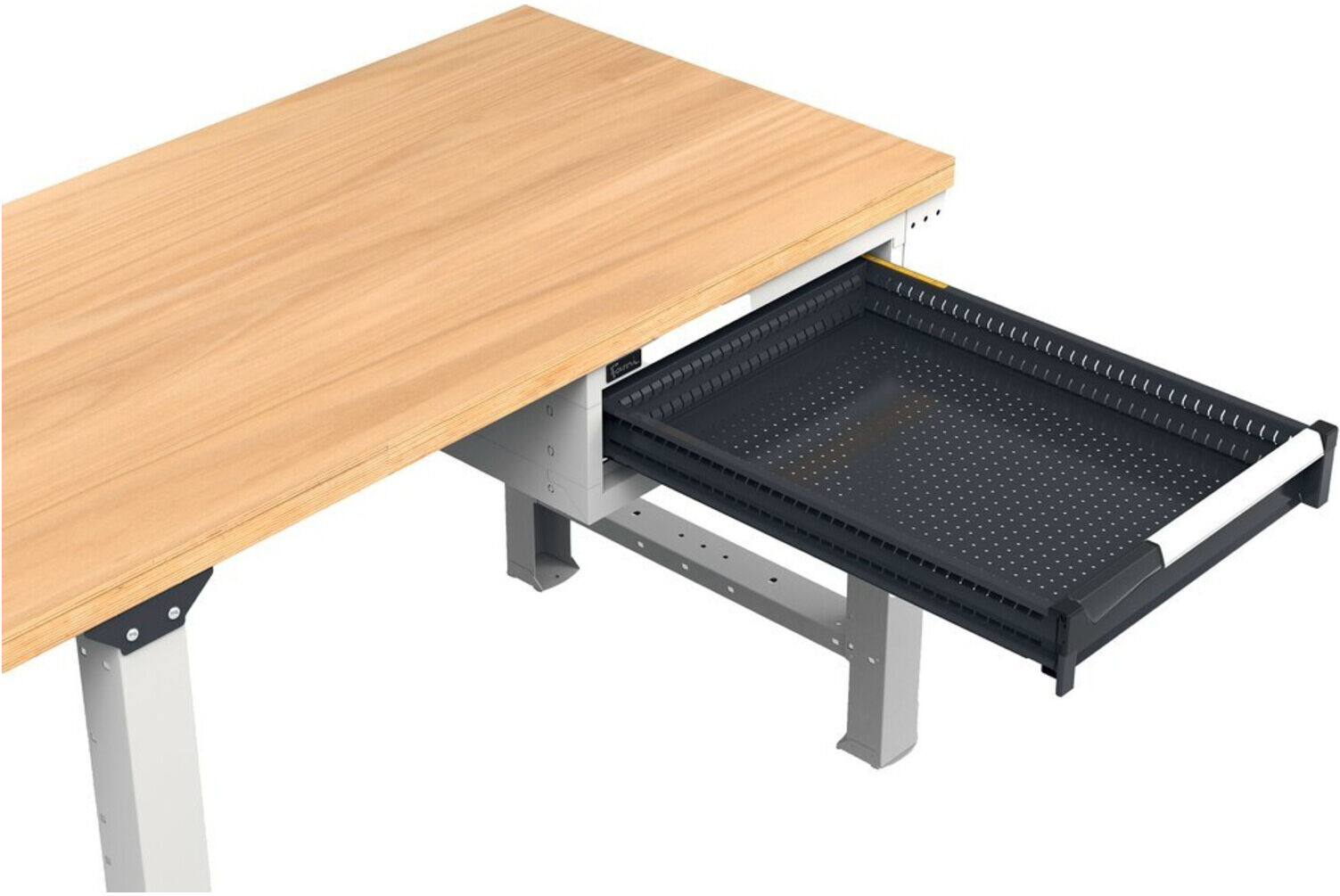 FAMI Werkbank Multiplexplatte höhenverstellbar 1500 x 750mm RAL7035+RAL7016 ; FAMI S.R.L. (MASTERWR1503)
