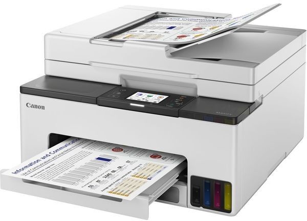 Canon MAXIFY GX2050 A4 All-in-One Wireless Refillable MegaTank Inkjet Printer with Fax