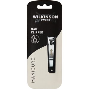 Wilkinson-Sword Nagelknipser manicure Chrom, Metall verchromt, für Finger- und Fußnägel, mit Auffangbehälter