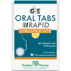 Gse Oral Tabs Rapid Zitrusfruchte 12 ST