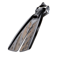 Atomic Aquatics Splitfin (offen) - XLarge - Smoke